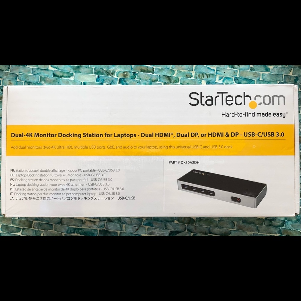 USB-C & USB-A Dock - Dual Monitor 4K 60Hz Dock DisplayPort + HDMI - Hybrid